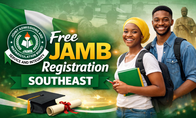 Free JAMB Registration Southeast