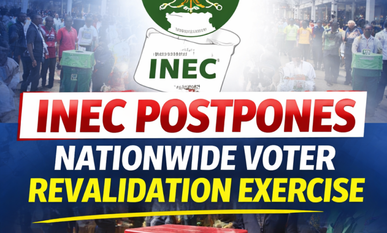 INEC postpones voter revalidation exercise
