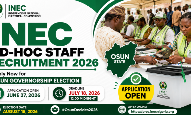 INEC Ad-Hoc Staff Recruitment
